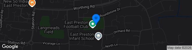 Map showing Lashmar Recreation Ground