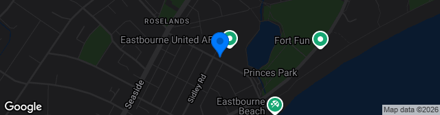 Map showing The Oval