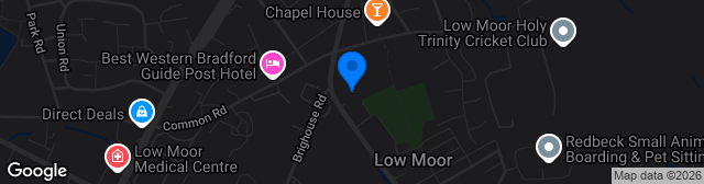 Map showing Mitton Group Stadium