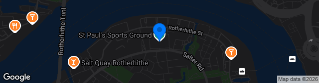 Map showing St Pauls’ Sports Ground