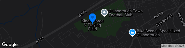 Map showing King George V Ground