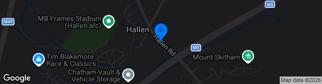 Map showing The Hallen Centre