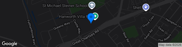 Map showing Rectory Meadow
