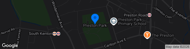 Map showing Preston Park