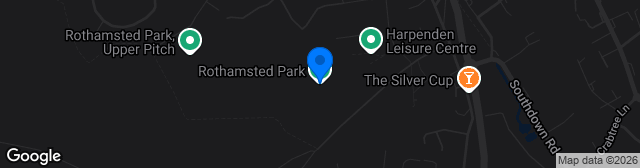 Map showing Rothamsted Park