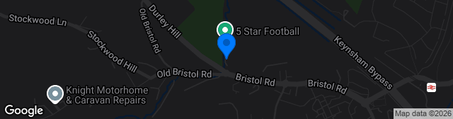 Map showing The AJN Stadium