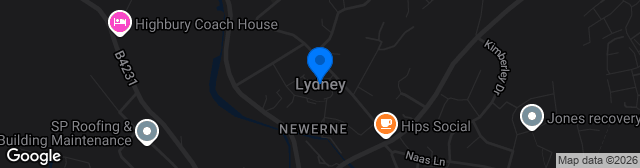 Map showing Lydney Recreation Ground
