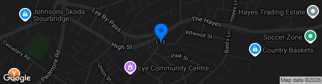 Map showing The Sports Ground