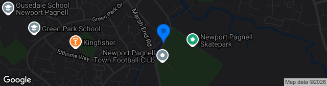 Map showing Willen Road