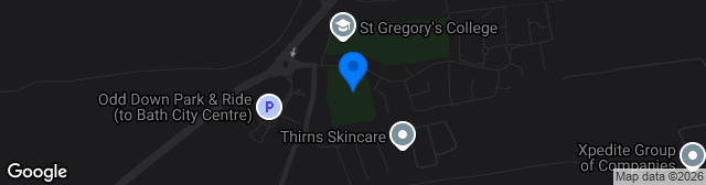 Map showing Lew Hill Memorial Ground