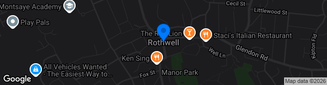 Map showing Sergeants Lawn