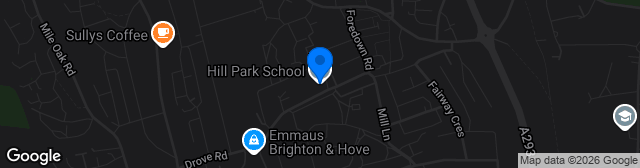 Map showing Hill Park