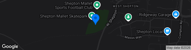 Map showing The Playing Fields