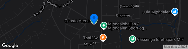 Map showing Consto Arena