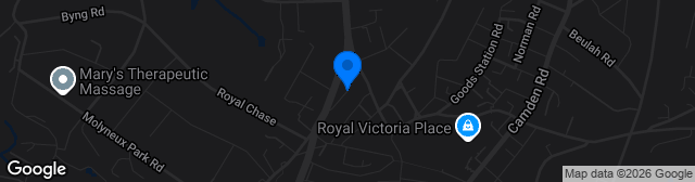 Map showing Culverden Stadium