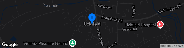 Map showing The Oaks