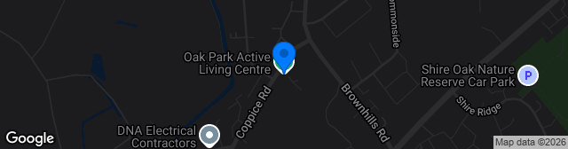 Map showing Oak Park