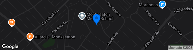 Map showing Hillheads Park