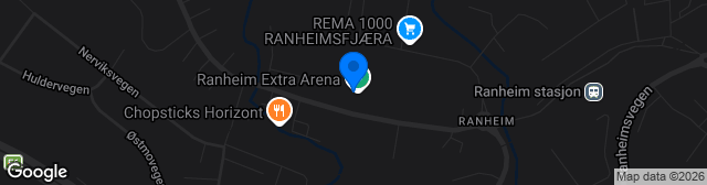 Map showing EXTRA Arena
