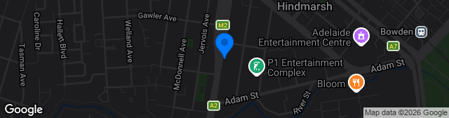Map showing Pro Paint & Panel Oval