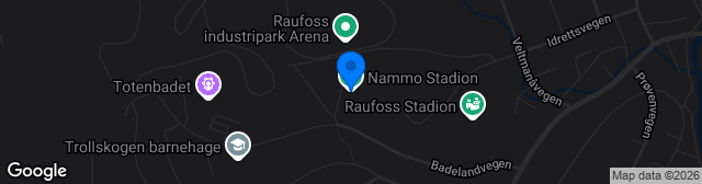 Map showing NAMMO stadion