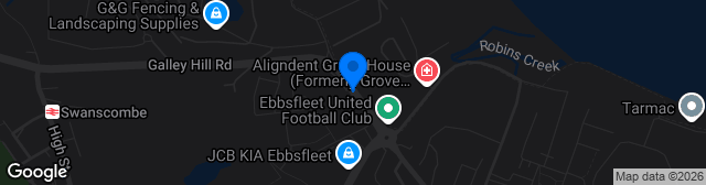 Map showing Kuflink Stadium