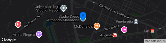 Map showing Stadio Diego Armando Maradona