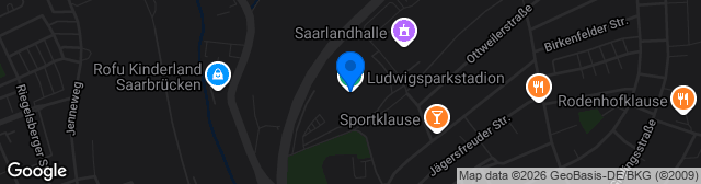 Map showing Stadion Ludwigspark