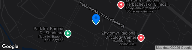 Map showing Tsentralnyi Stadion