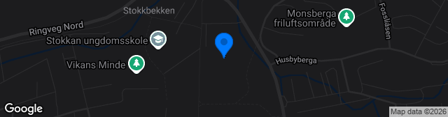 Map showing MUS Stadion Sandskogan