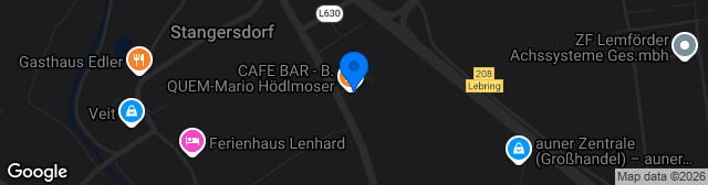 Map showing sanSirro Stadion Lebring