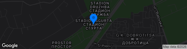 Map showing Stadion Sgurta