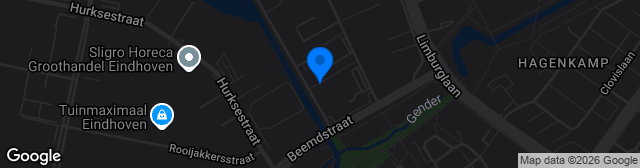 Map showing Sportpark De Hurk
