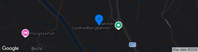 Map showing Tauernstadion Matrei