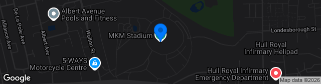 Map showing The MKM Stadium
