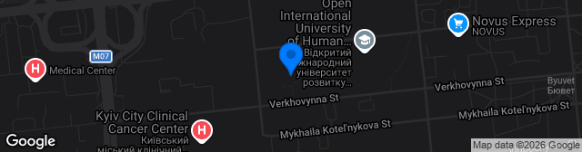 Map showing Stadion AFSC Kyiv