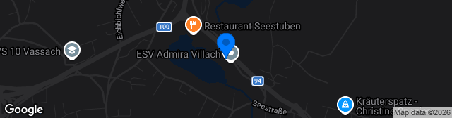 Map showing Sportplatz ESV Admira Villach