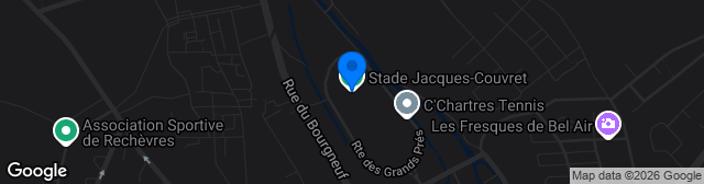 Map showing Stade Jacques Couvret