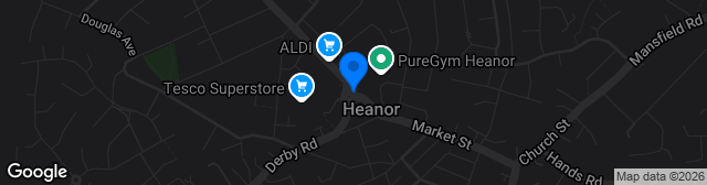 Map showing The Town Ground