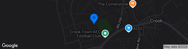 Map showing Sir Tom Cowie Millfield Ground