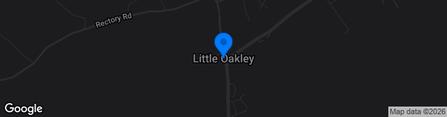 Map showing Memorial Ground Little Oakley