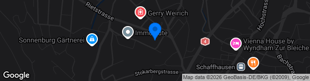 Map showing Sportplatz Bühl