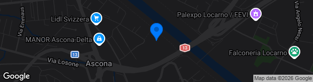 Map showing Stadio Comunale