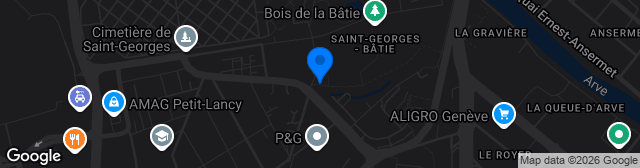 Map showing Stade du Bois-de-la-Bâtie