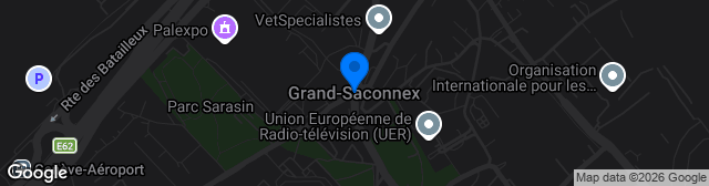 Map showing Stade du Blanché