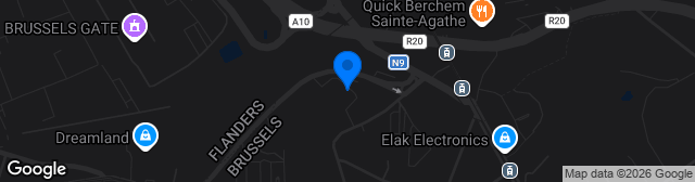 Map showing Complexe Sportif de Berchem-Sainte-Agathe