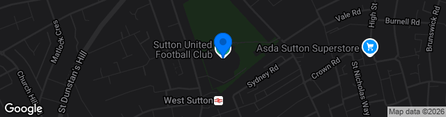 Map showing VBS Community Stadium