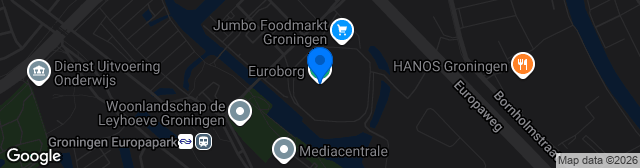 Map showing Euroborg