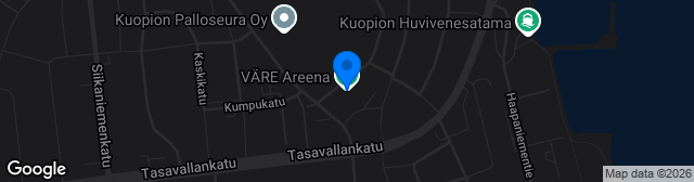 Map showing Väre Areena