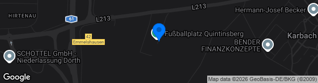 Map showing Sportstätten auf dem Quintinsberg